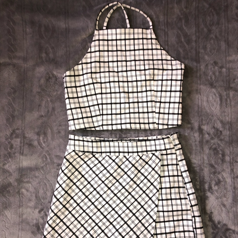 Black & White Two Piece Set